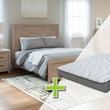 Cross Sell Image Alt - Queen Senniberg Bed w/8" Mattress, Chest, Dresser, Mirror, Nightstand