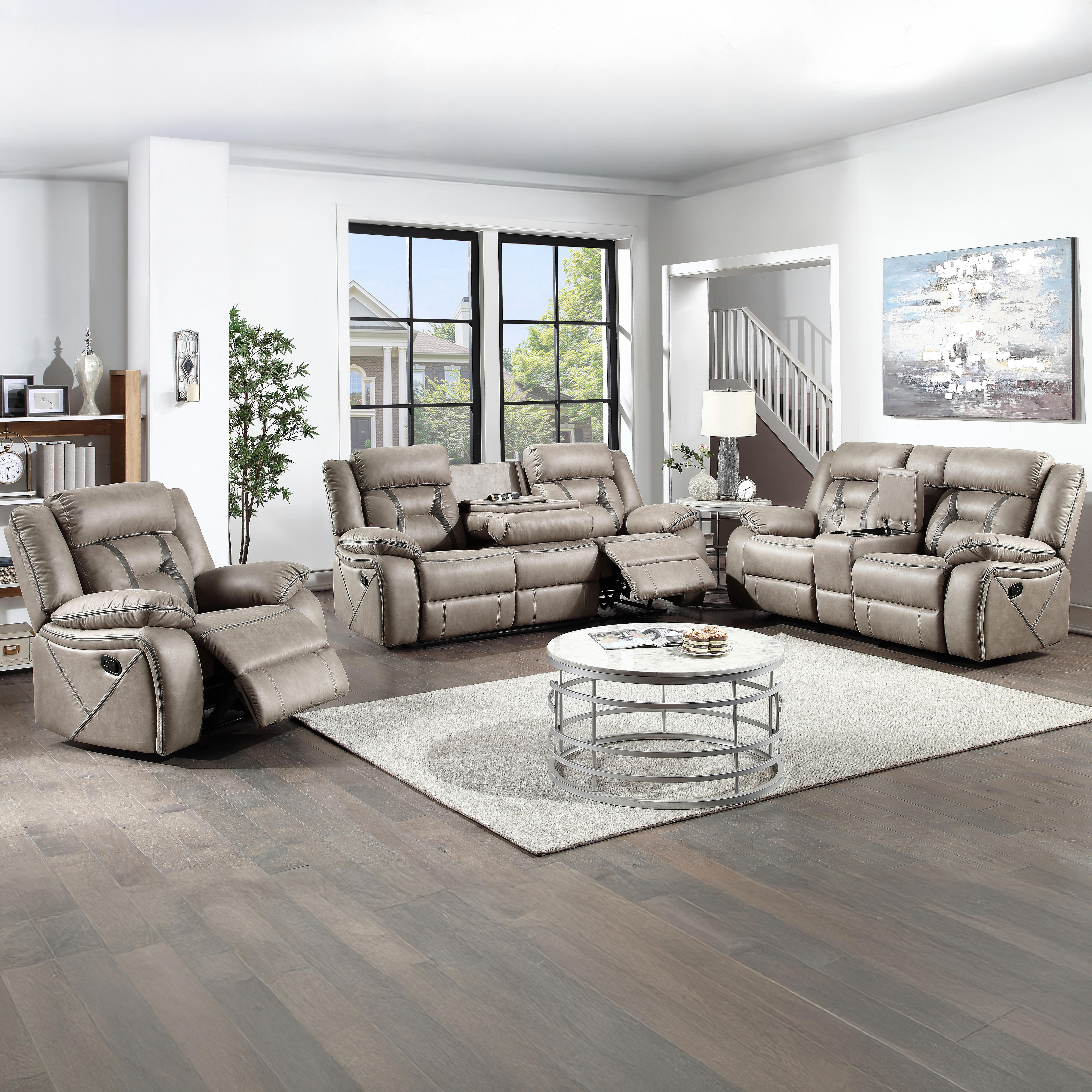 Rent to Own Steve Silver Furniture Tyson Reclining Sofa, Reclining