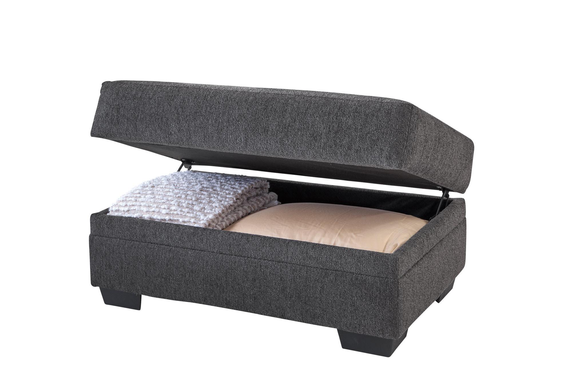 Rent to Own Woodhaven Kendall 3-Piece Sectional w/ Ottoman at