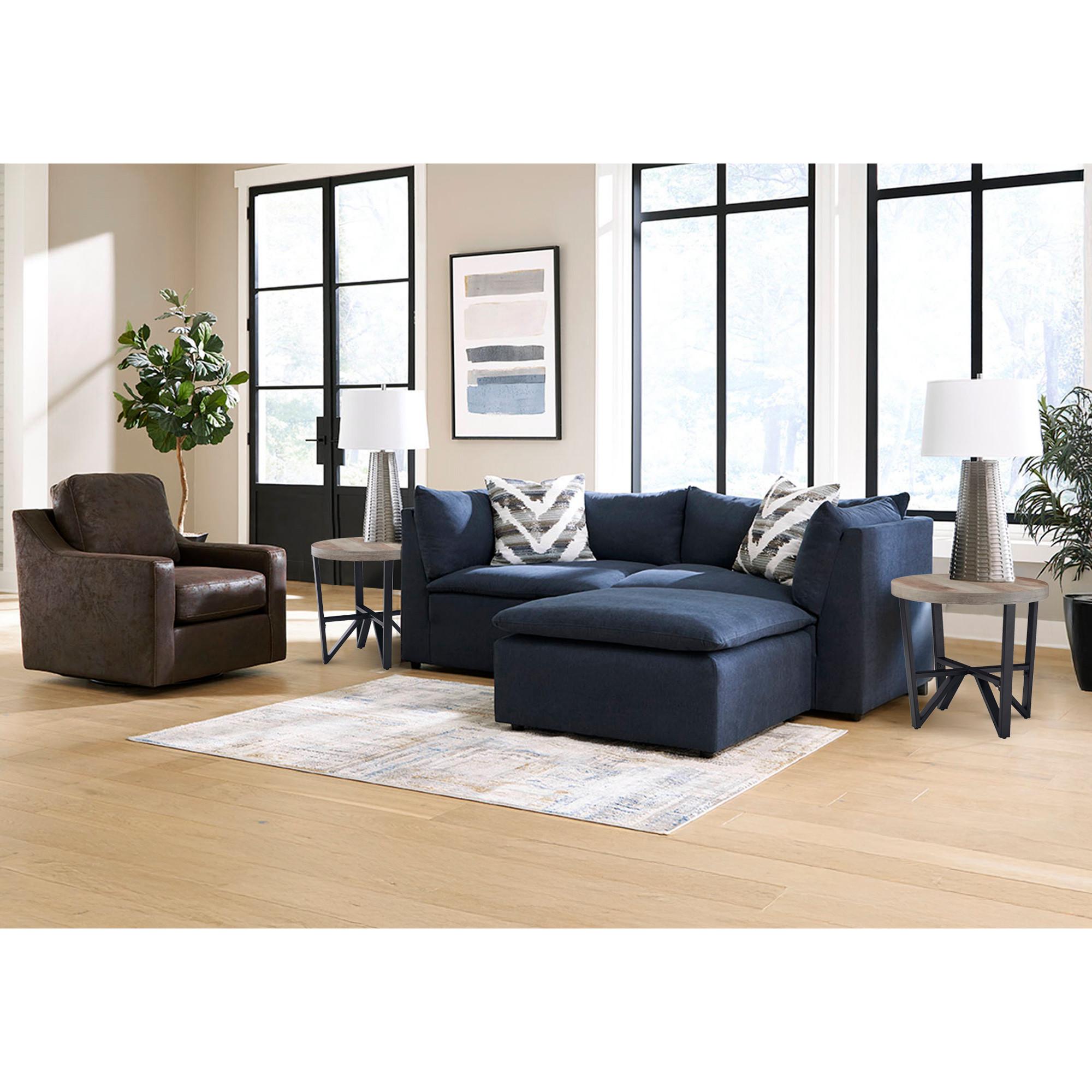 Rent to Own Woodhaven Woodhaven Indie Sofa, Ottoman, & Swivel