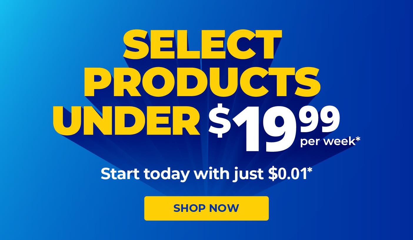 Select products under $19.99/week. Product exclusions and other restrictions apply.