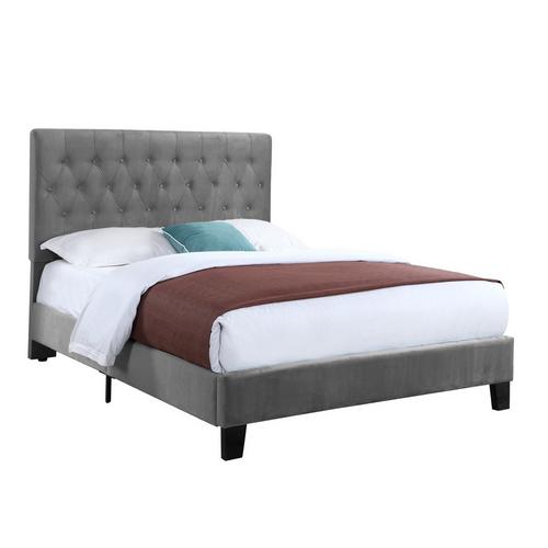 King Amelia Upholstered Bed - Dark Gray&nbsp;