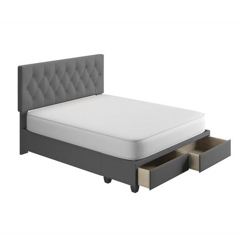 Queen Sensations Storage Bed - Dark Gray&nbsp;