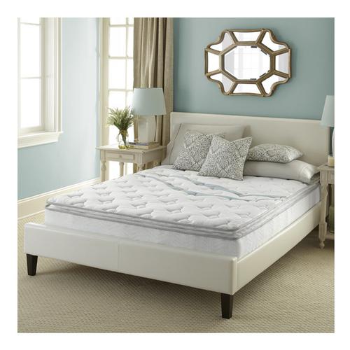 10" Tight Top Plush Twin XL Hybrid Mattress in a Box with Foundation