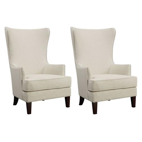 Set of 2 Kori Accent Chairs - Beige